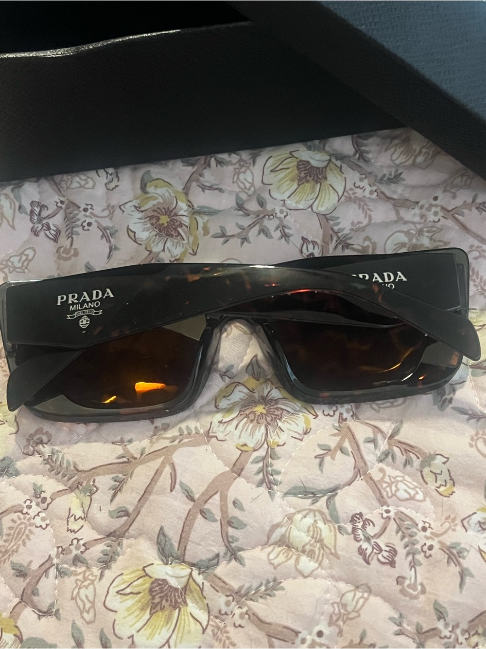 Prada Tortoise PR 08YS Sunglasses - Picture 2 of 3